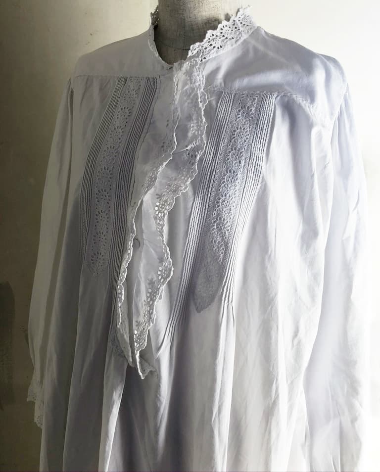 イギリスアンティークレースワンピース