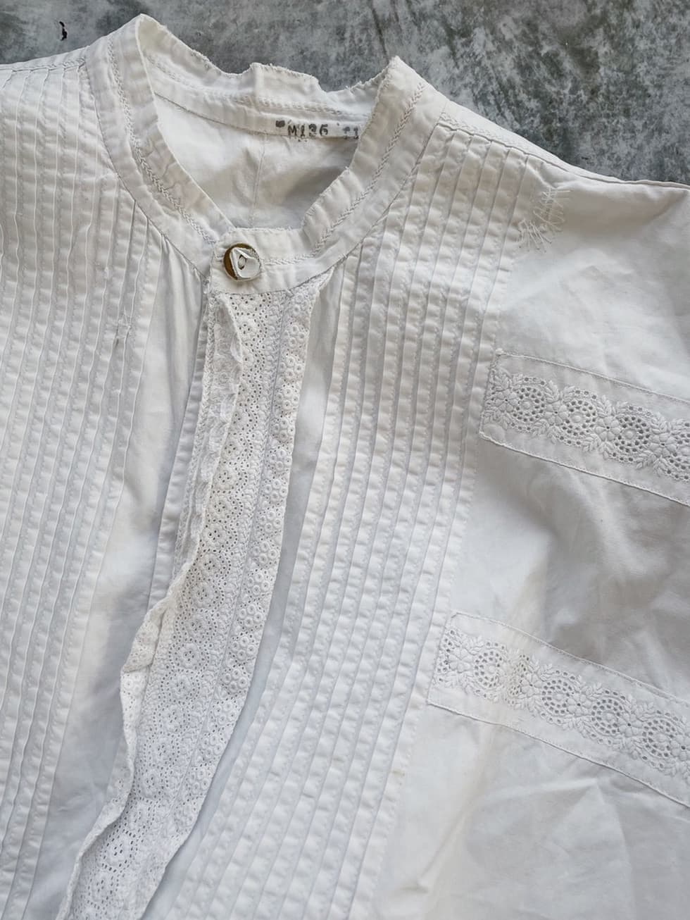 アンティークヴィクトリアンナイトドレス　アンティークレースワンピース