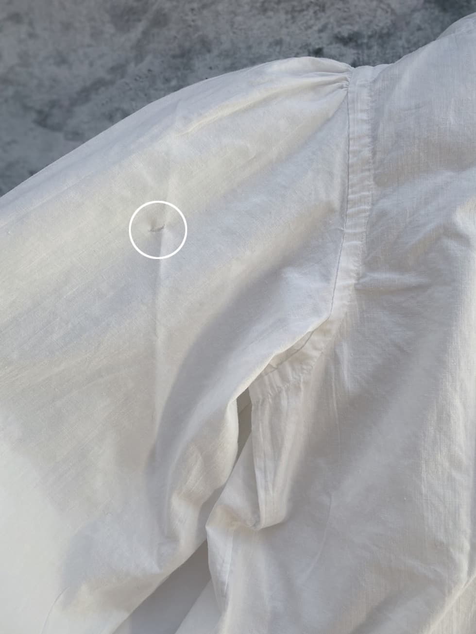 フランスアンティークコットンブラウス