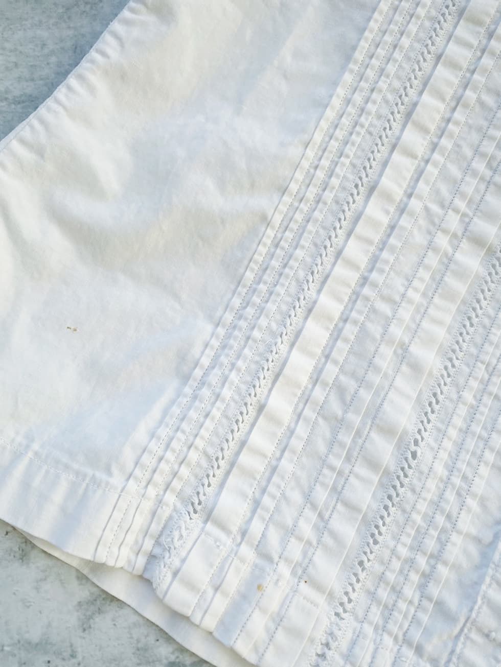 フランスアンティークコットンブラウス