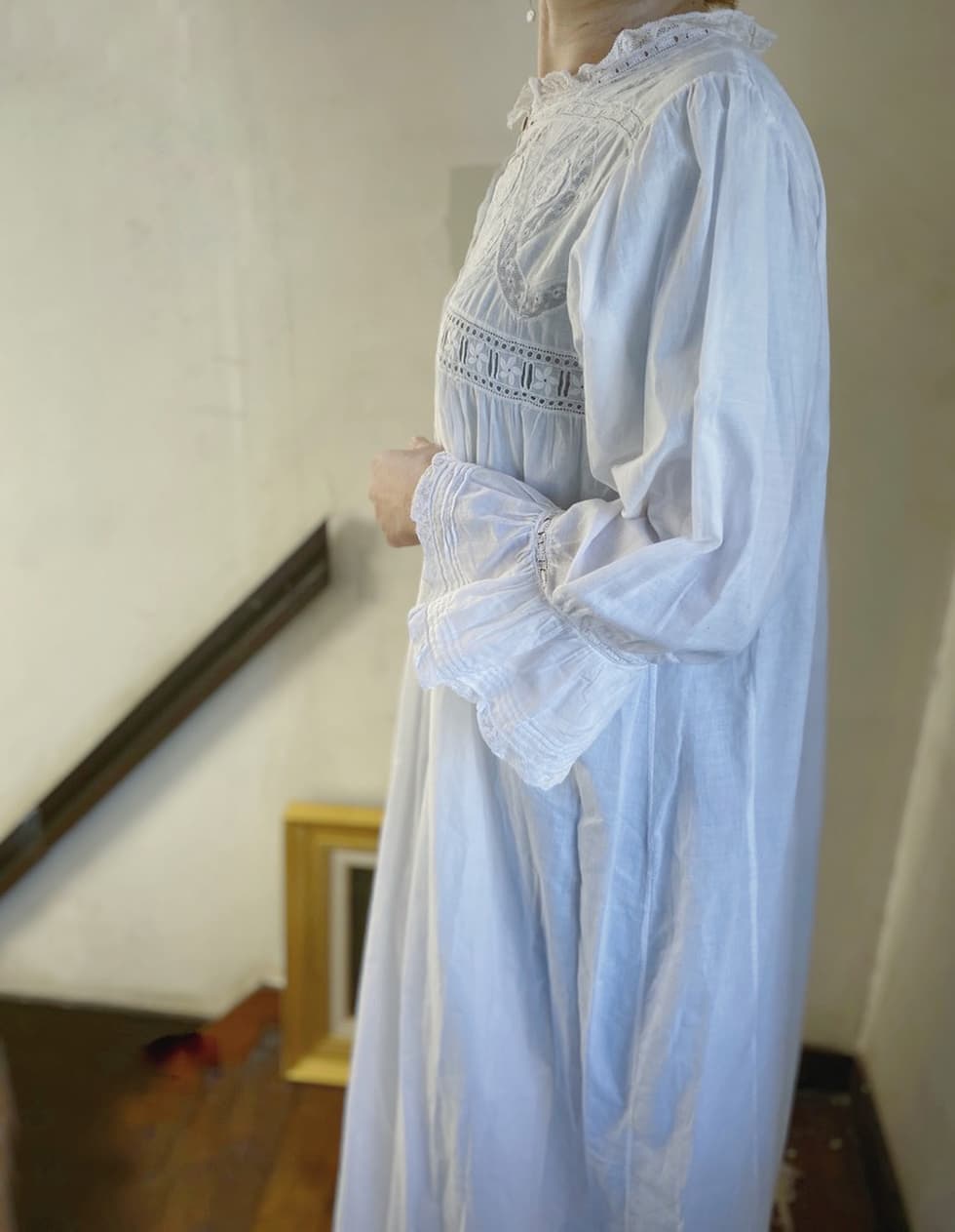 アンティークレースワンピース ヴィクトリアンナイトドレス