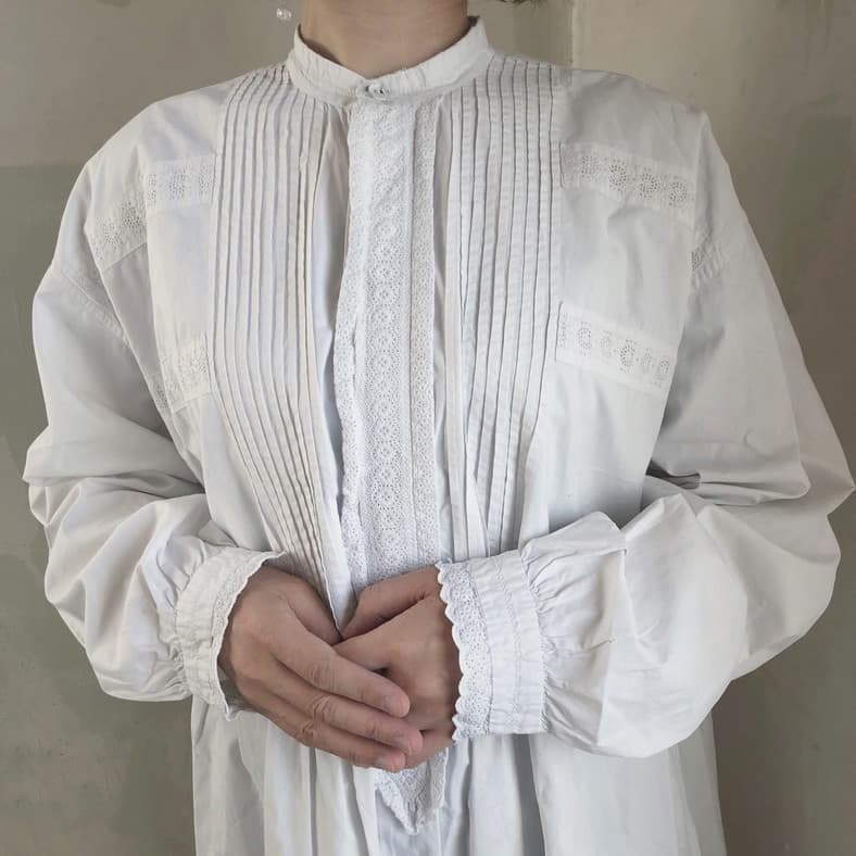 アンティークヴィクトリアンナイトドレス  アンティークレースワンピース