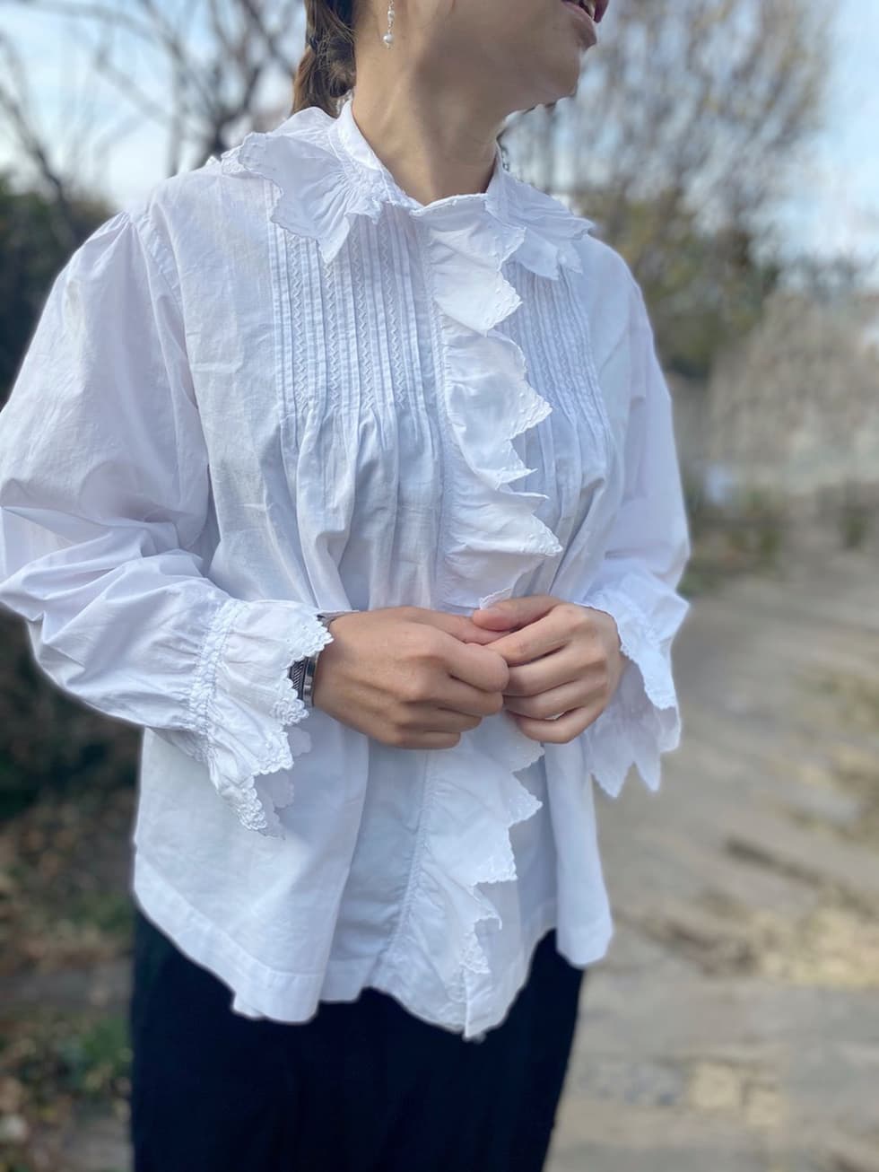 フランスアンティークブラウスfrenchantiqueblouse