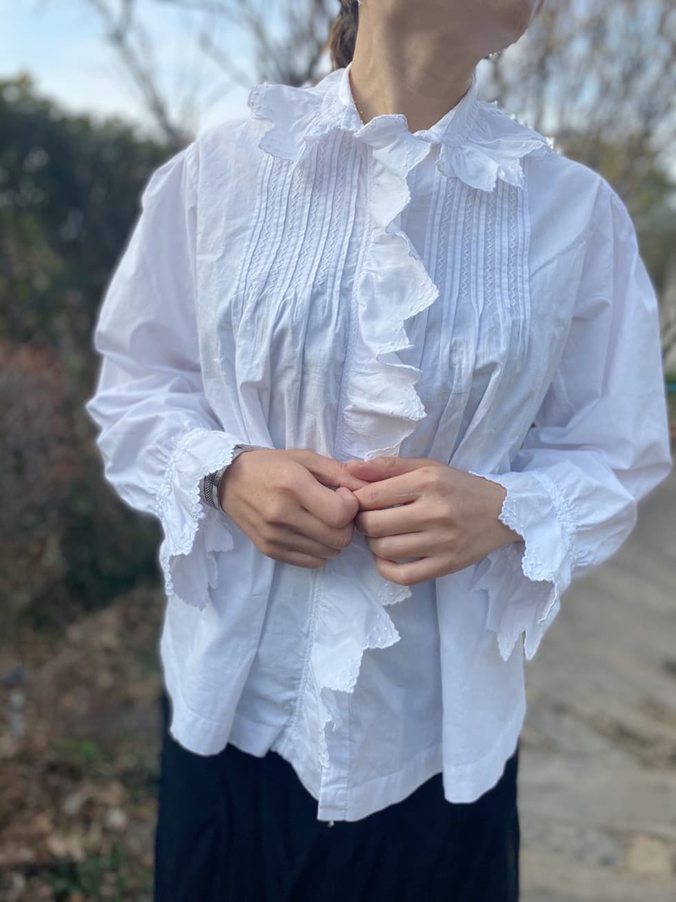フランスアンティークブラウスfrenchantiqueblouse