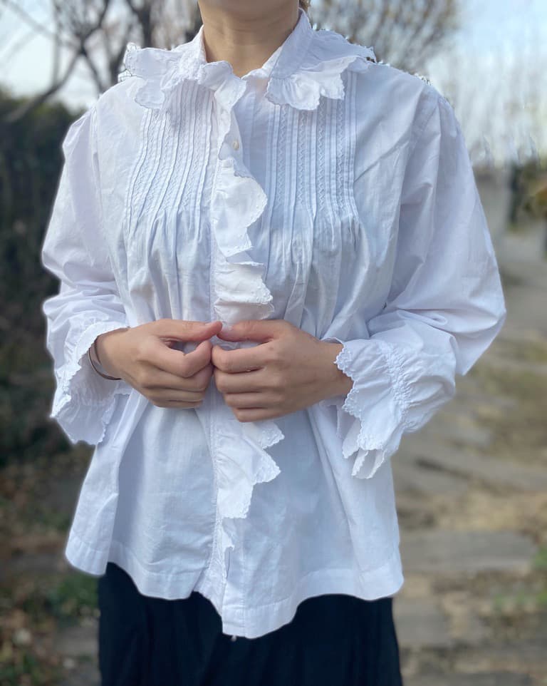 フランスアンティークブラウスfrenchantiqueblouse