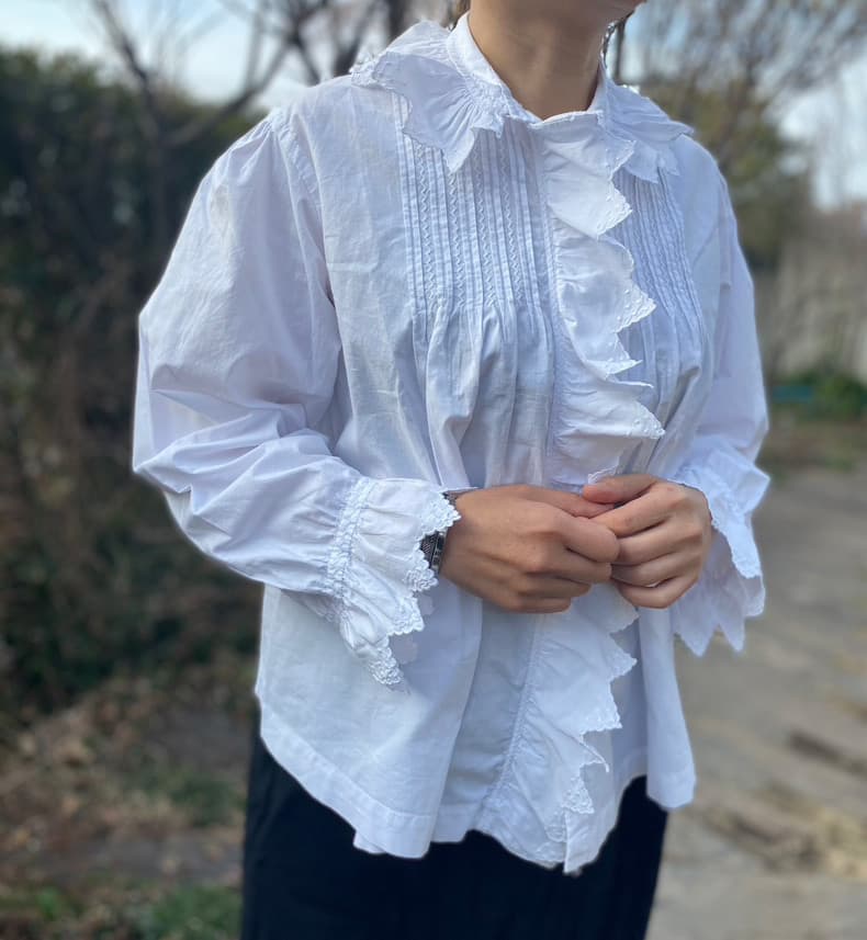 フランスアンティークブラウスfrenchantiqueblouse