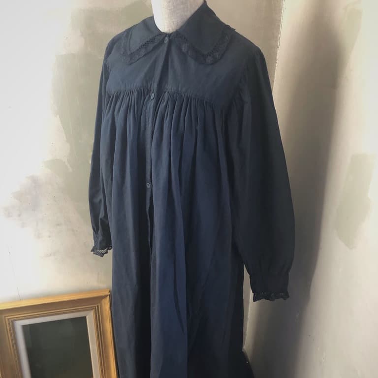 アンティークフレンチナイトドレス アンティークレースワンピース