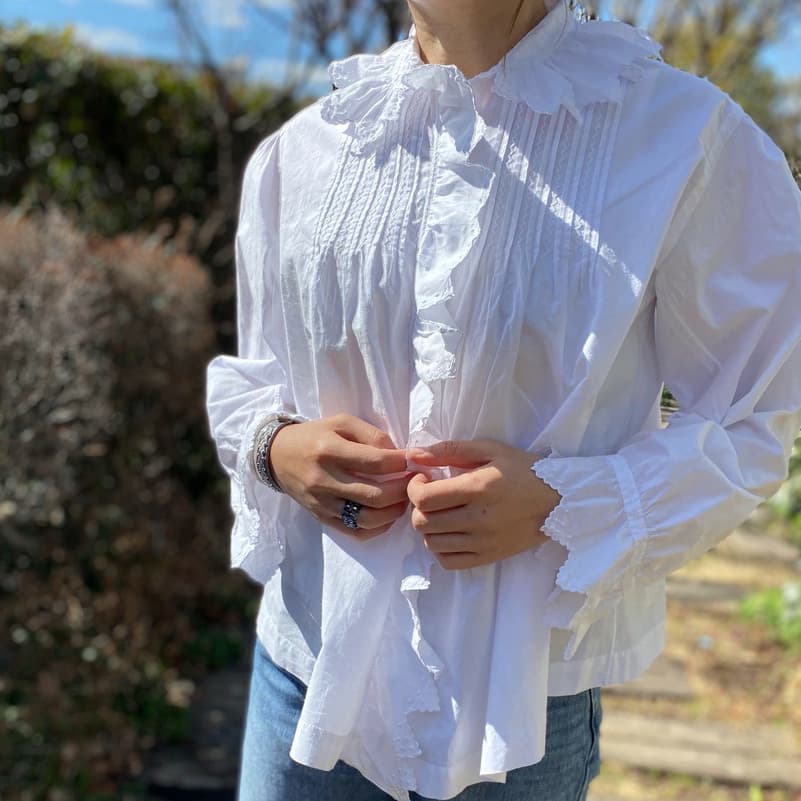 フランスアンティークブラウスfrenchantiqueblouse