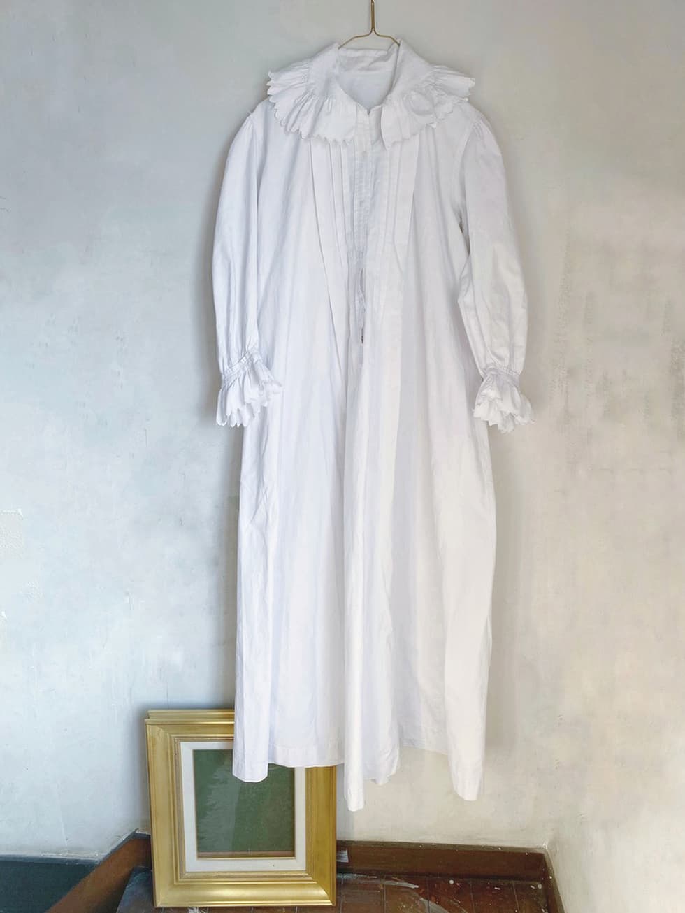 フランスアンティークレースワンピース