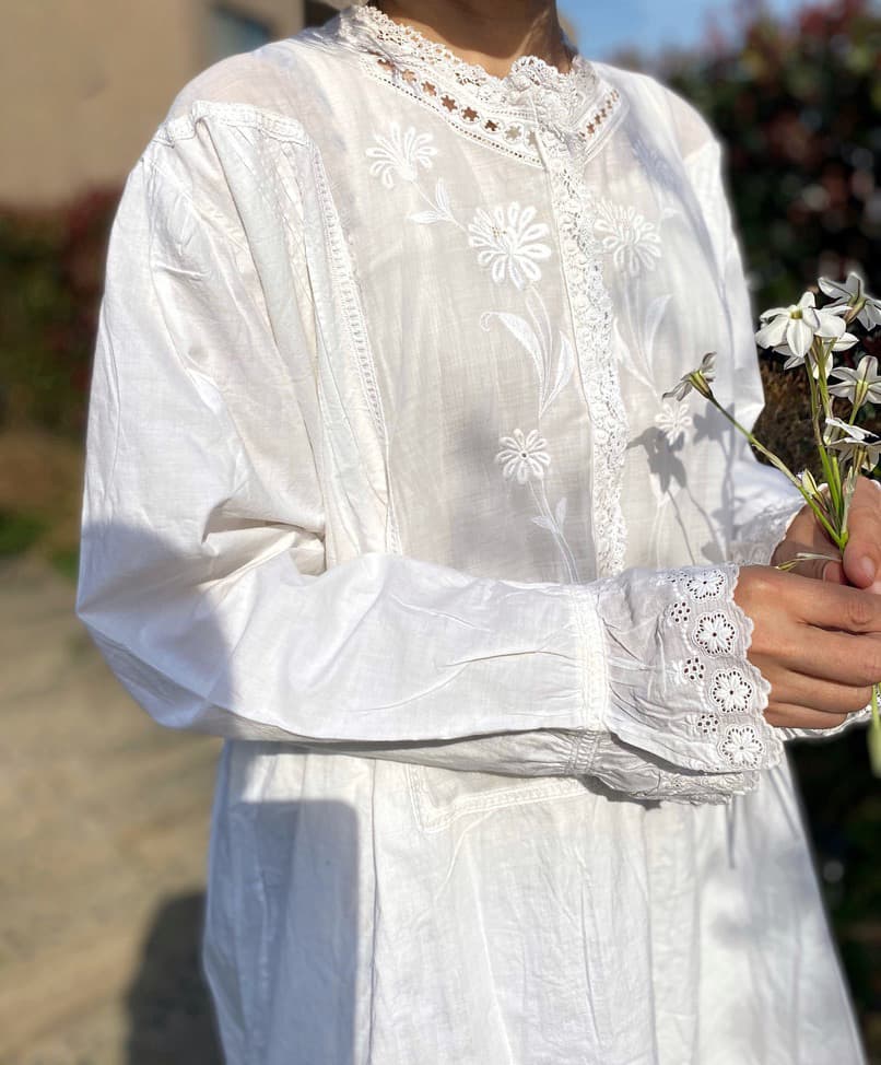 アンティークレースワンピース  アンティークナイトドレス