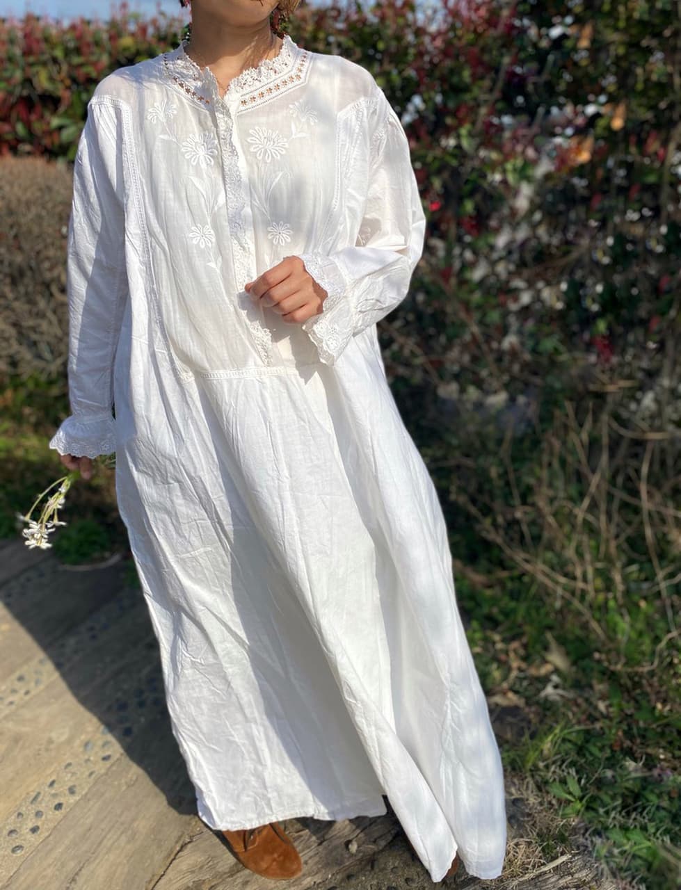 アンティークレースワンピース  アンティークナイトドレス