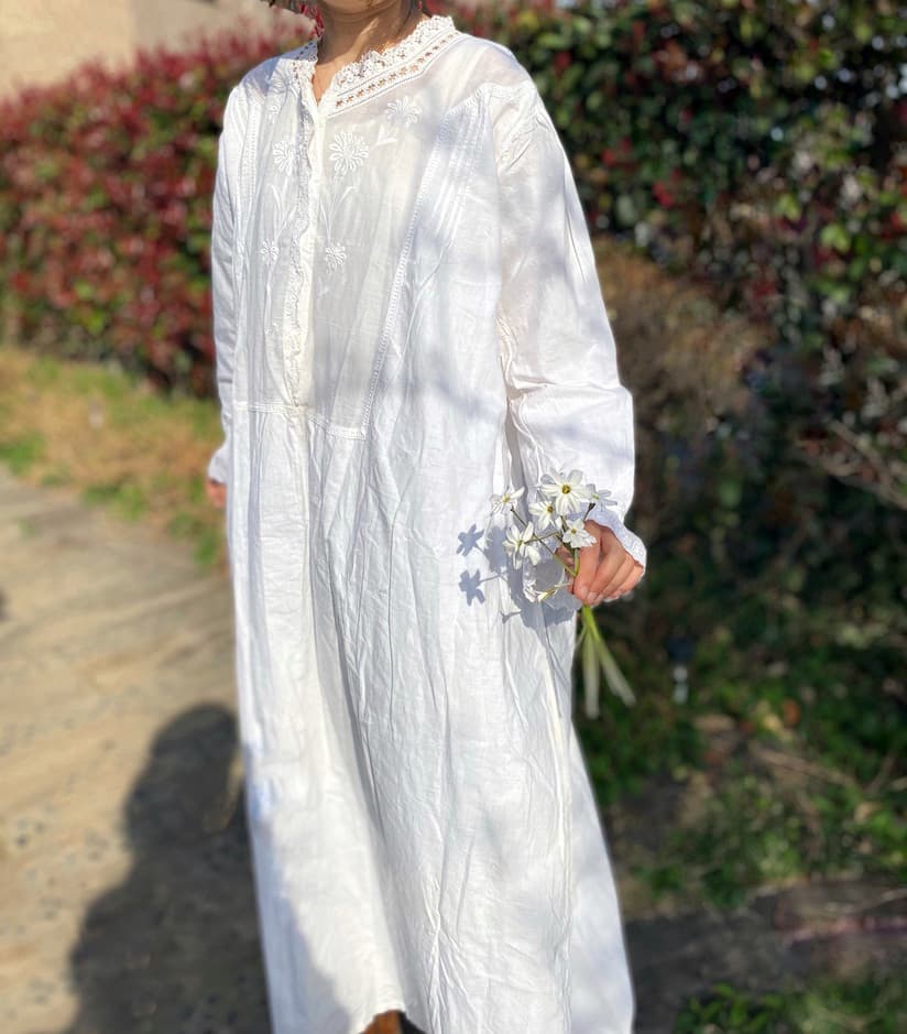 アンティークレースワンピース  アンティークナイトドレス