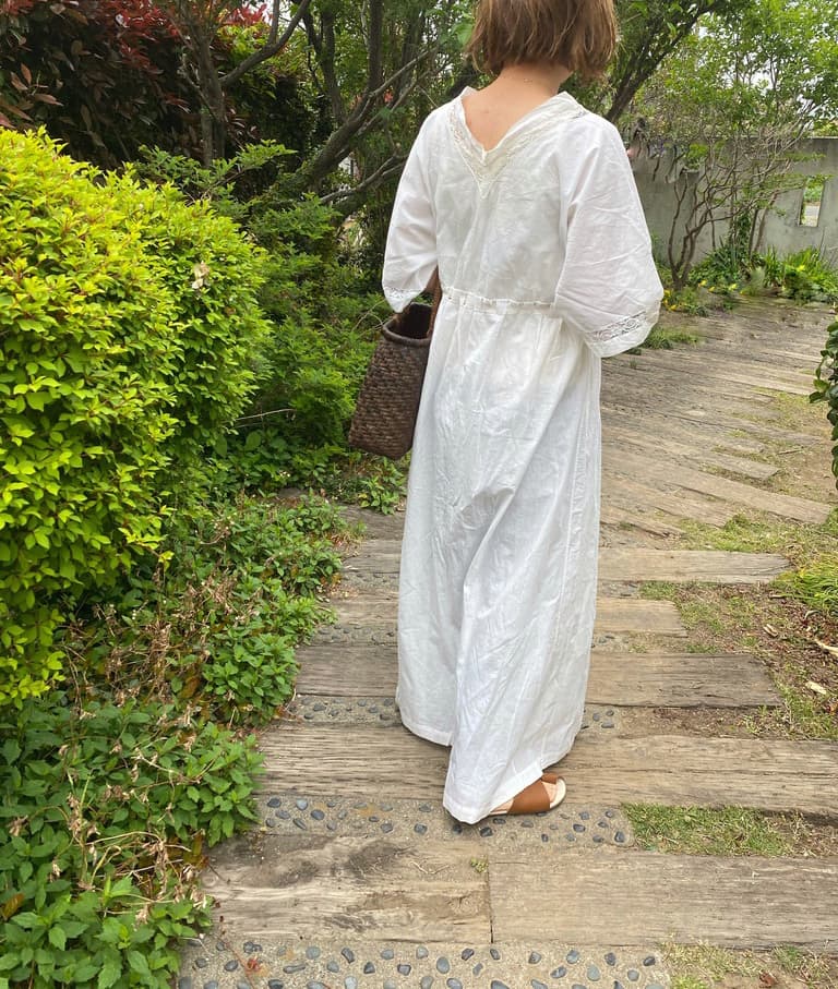 アンティークレースワンピース ナイトドレス