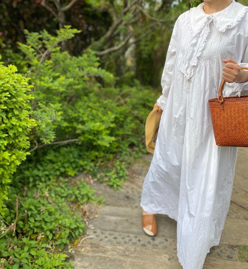 フランスアンティークナイトドレス