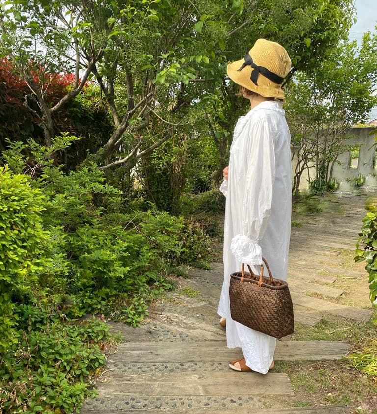 フランスアンティークナイトドレス