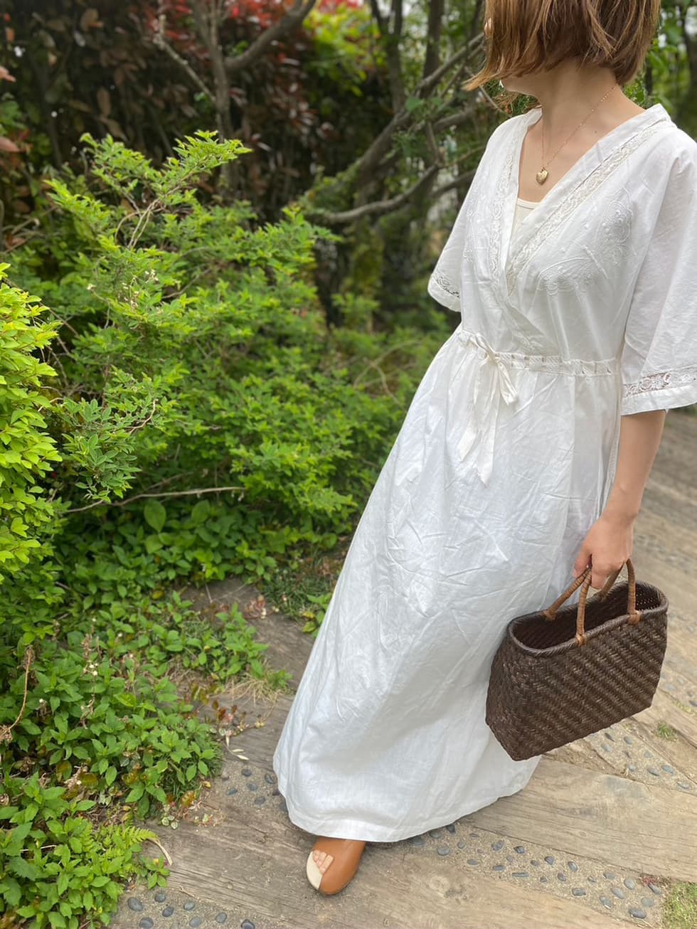 アンティークレースワンピース ナイトドレス