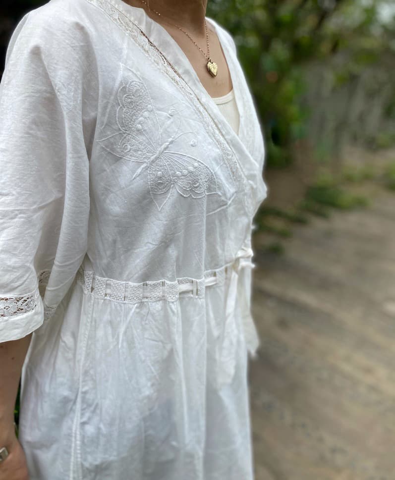 アンティークレースワンピース ナイトドレス