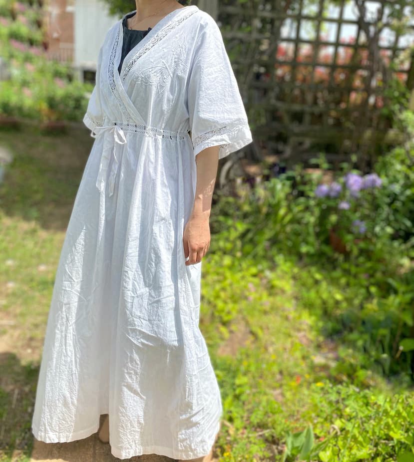 アンティークレースワンピース butterfly