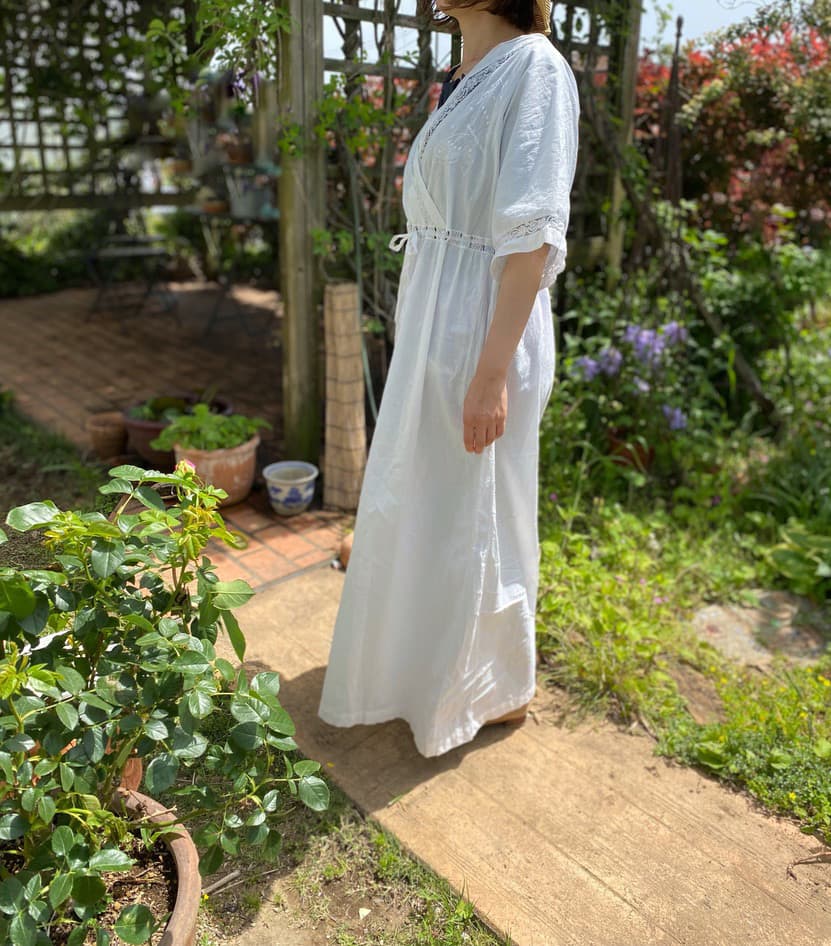 アンティークレースワンピース butterfly