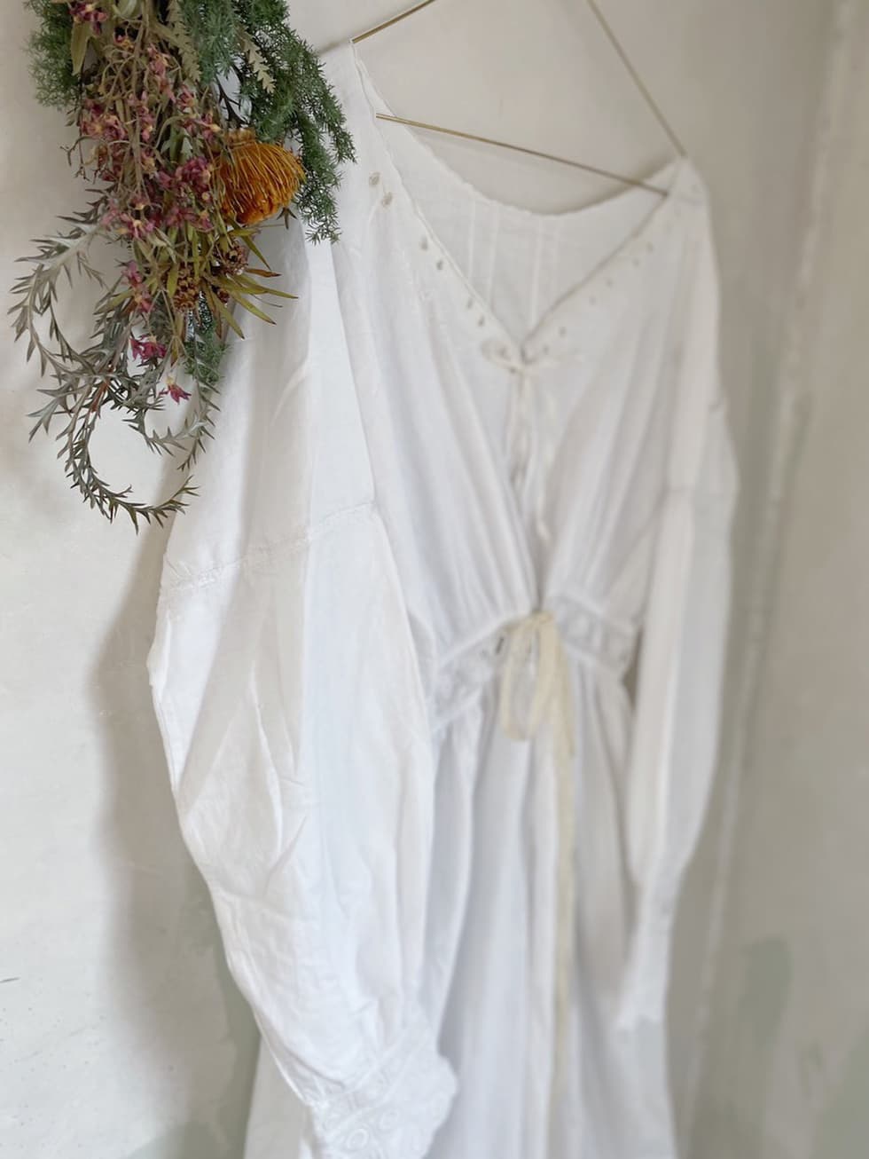 アンティークレースワンピースアンティークナイトドレス