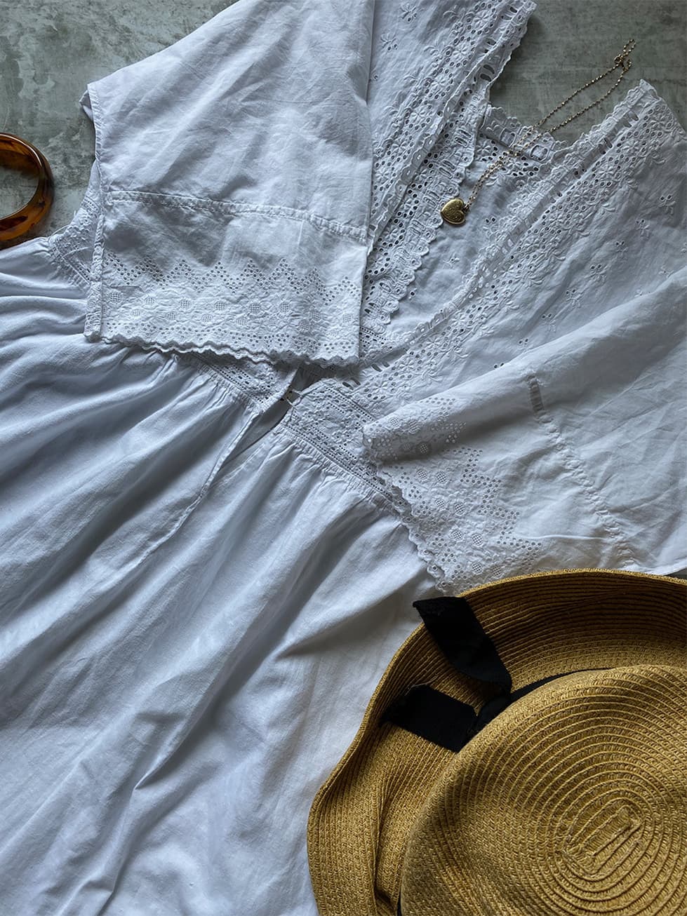アンティークレースワンピースアンティークナイトドレス
