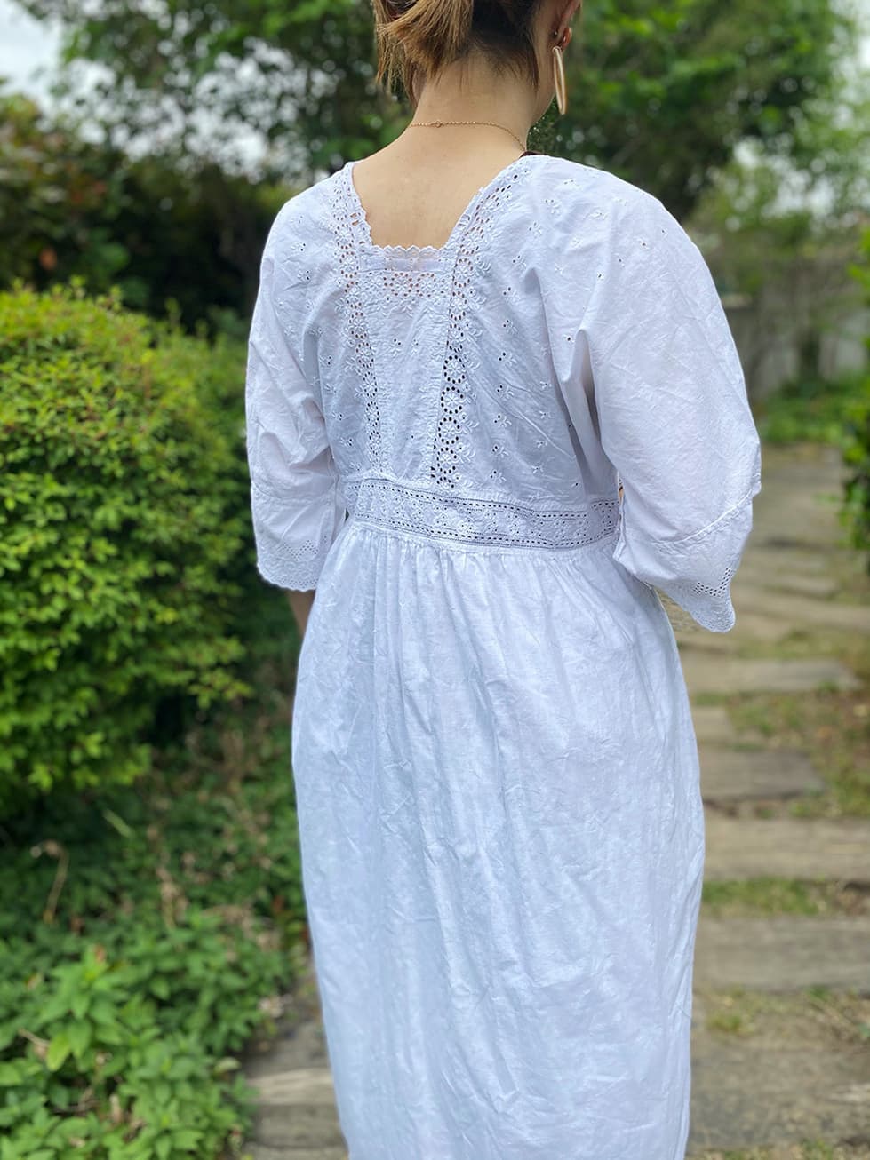 アンティークレースワンピースアンティークナイトドレス