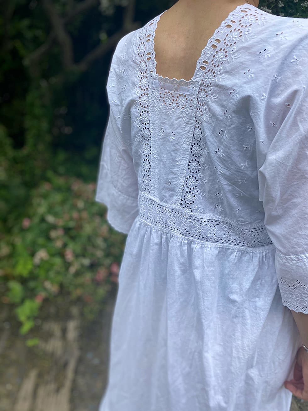 アンティークレースワンピースアンティークナイトドレス