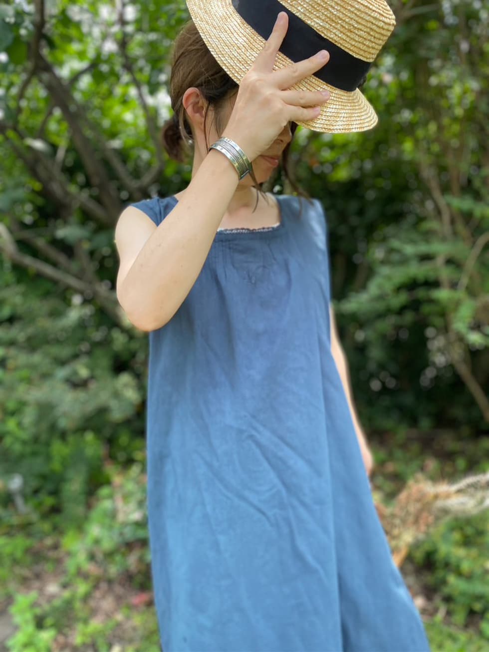 フランスアンティークワンピースナイトドレス