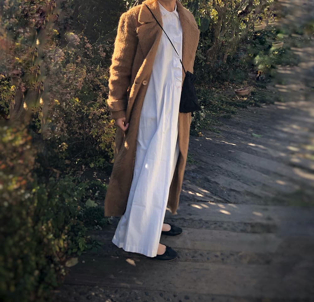 フランスアンティークワンピースアンティークナイトドレス