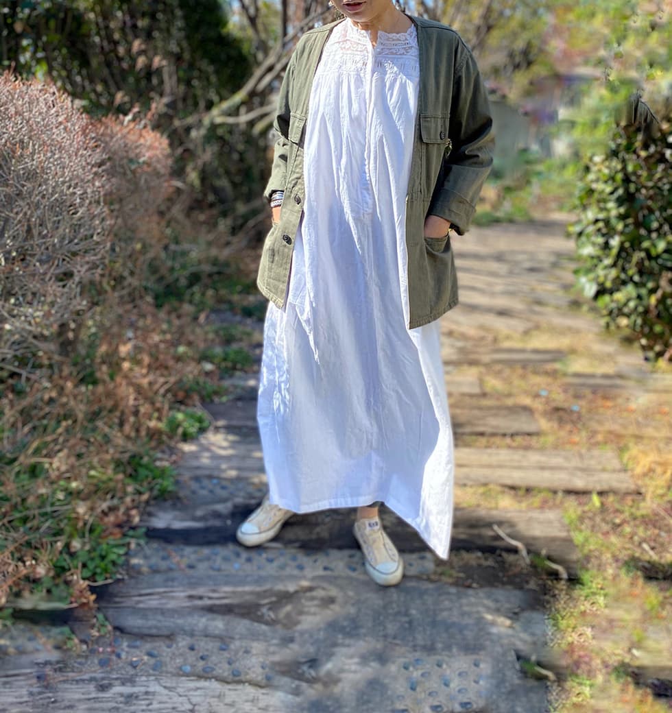 アンティークレースワンピースアンティークナイトドレス