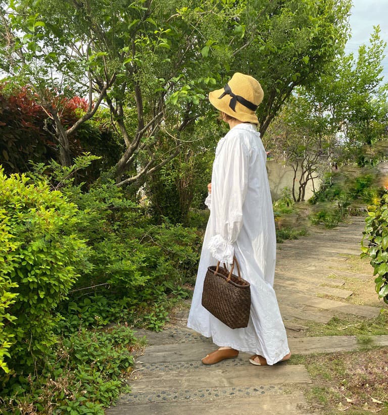 フランスアンティークワンピースアンティークナイトドレス