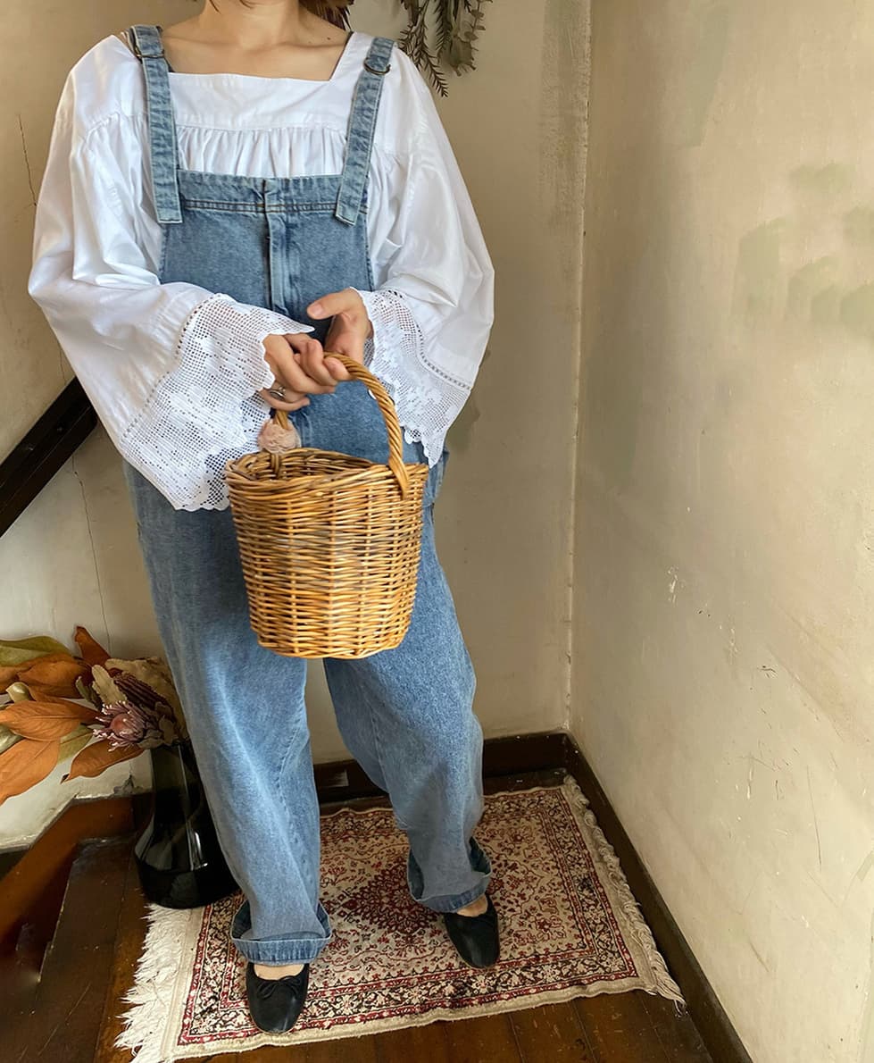 フランスアンティークチャーチスモック churchsmock