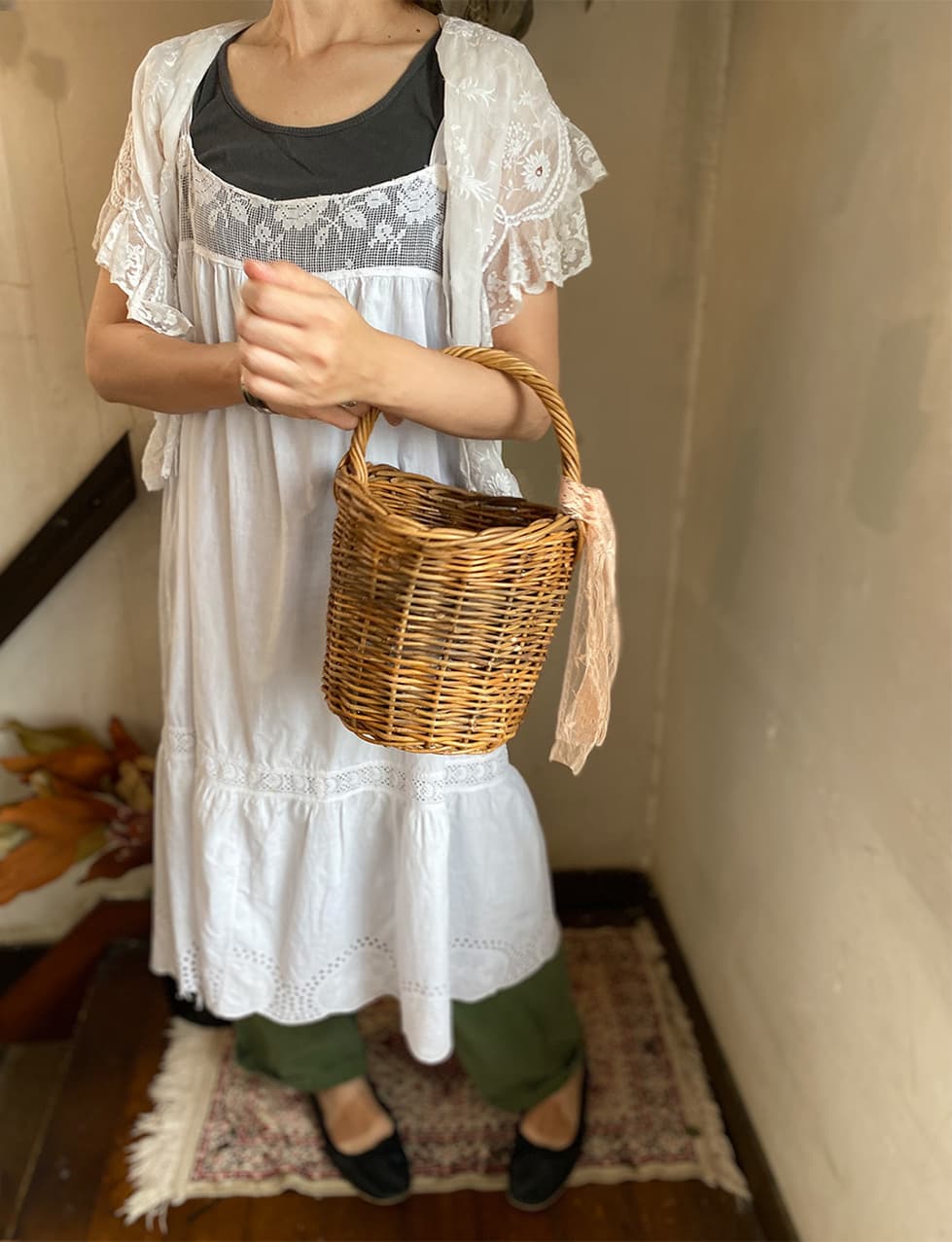 エドワーディアン アンティークレースブラウス