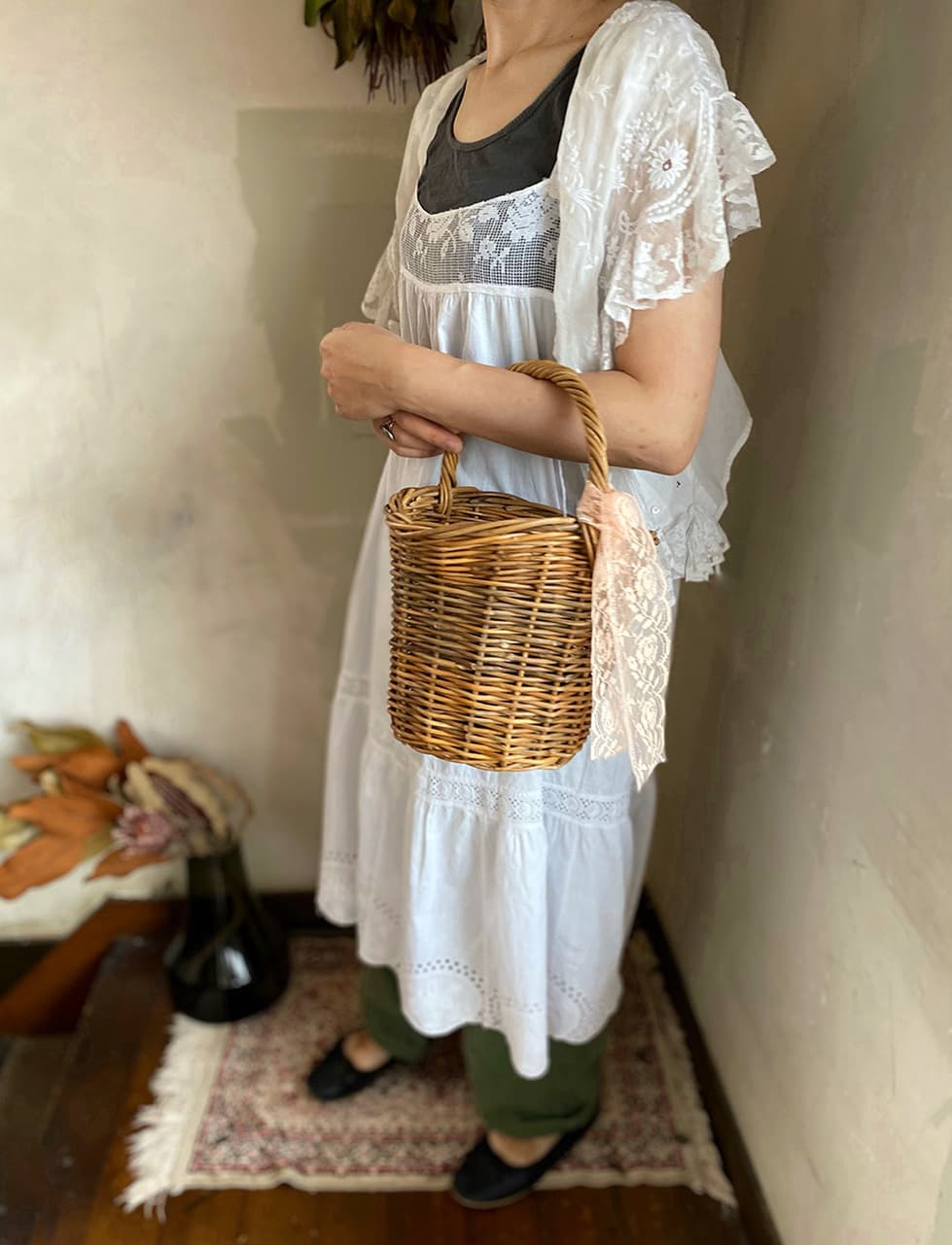 エドワーディアン アンティークレースブラウス