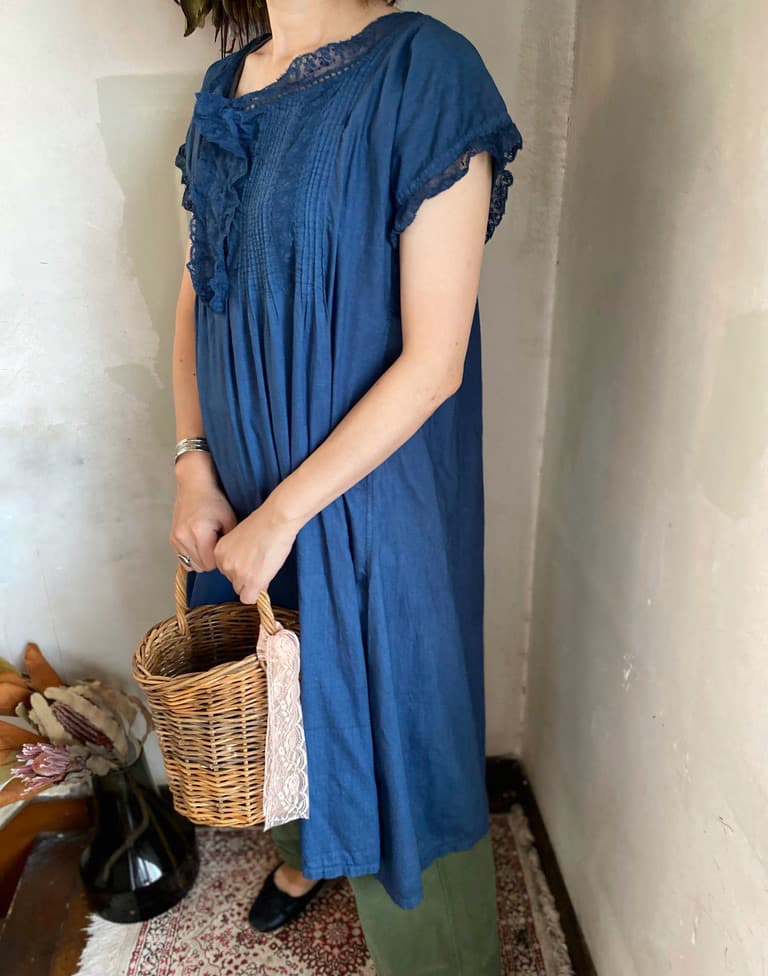 アンティークレースワンピースアンティークナイトドレス