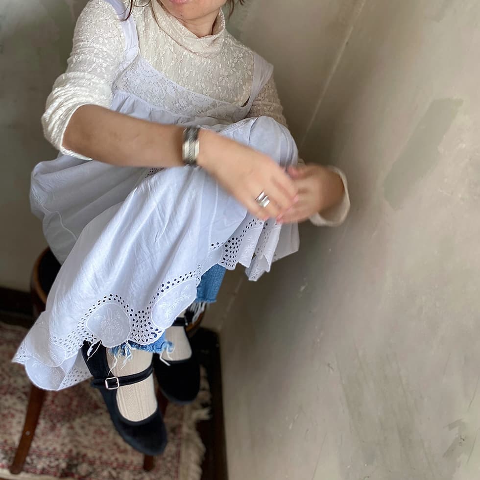 アンティークレースワンピースアンティークナイトドレス