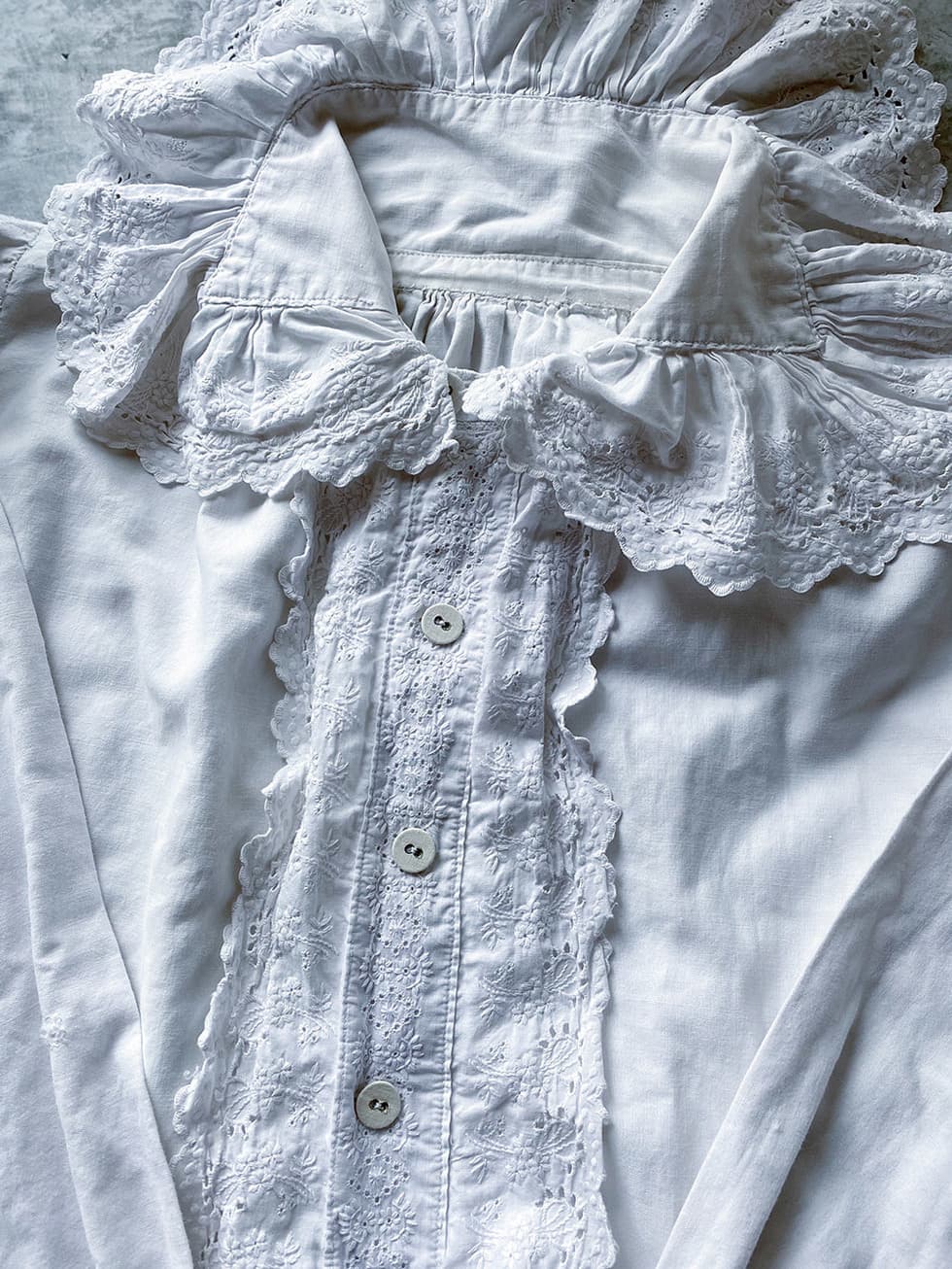 フランスアンティークナイトドレスアンティークレースワンピース