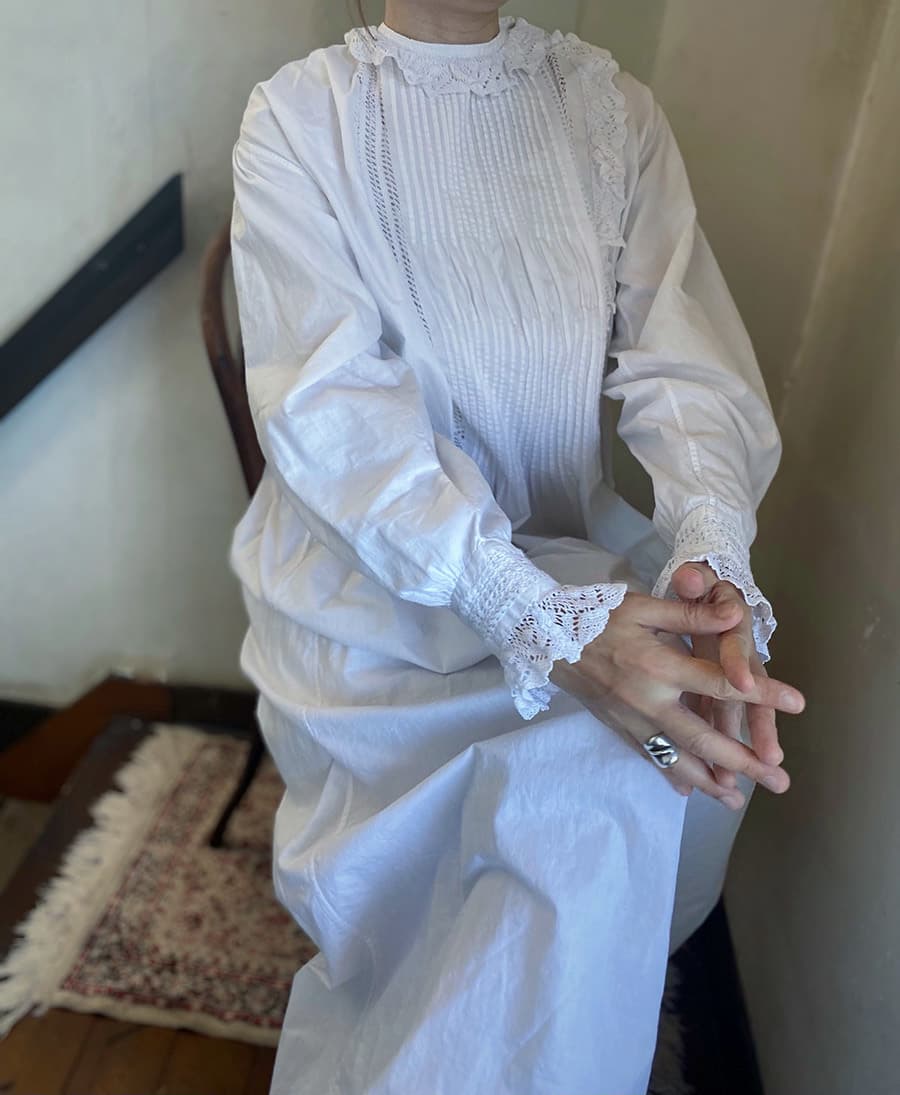 アンティークレースワンピースアンティークナイトドレス