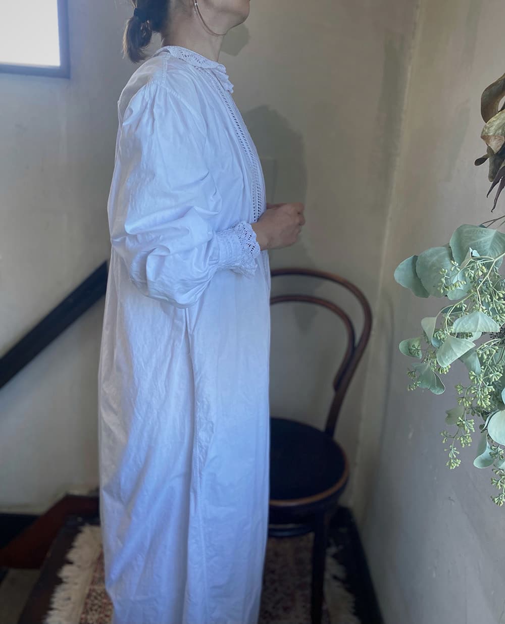 アンティークレースワンピースアンティークナイトドレス