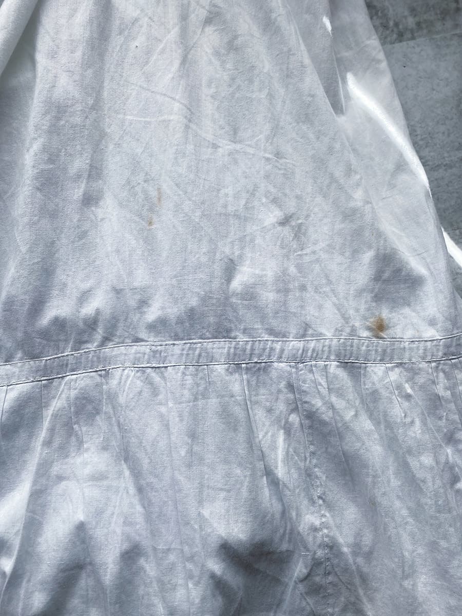 アンティークコットンレーススカート