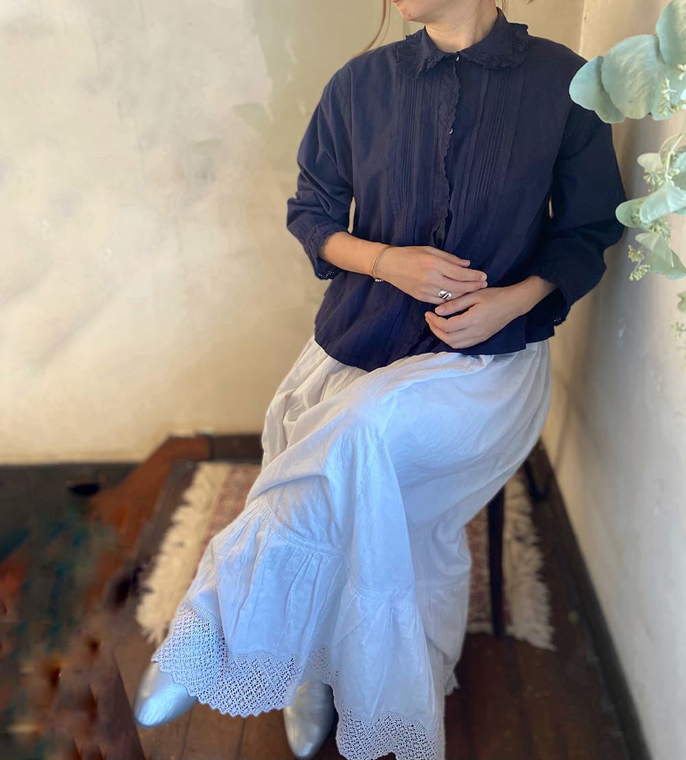 フランスアンティークブラウスfrenchantiqueblouse