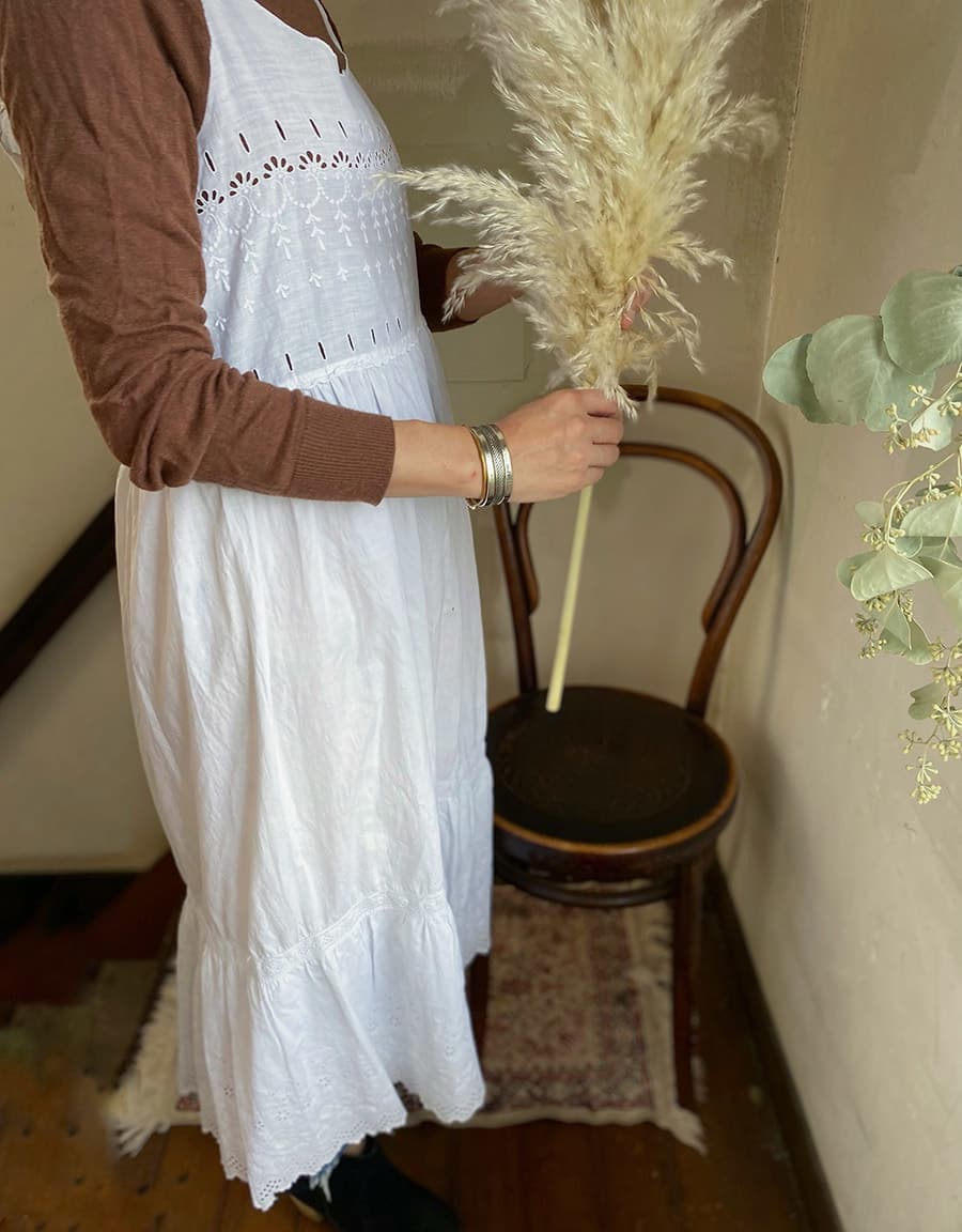 アンティークレースワンピースアンティークナイトドレス