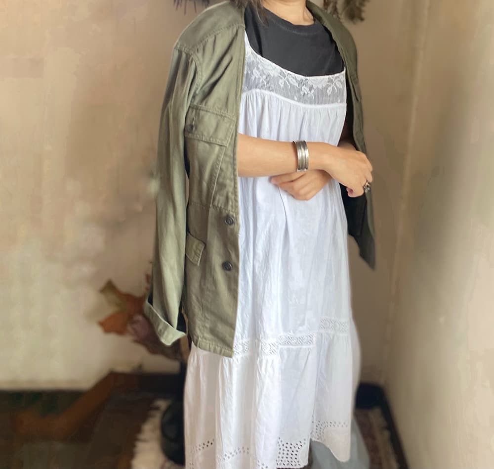 アンティークレースワンピースアンティークナイトドレス