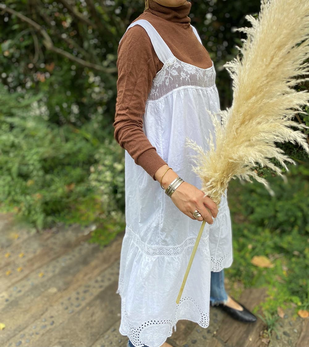 アンティークレースワンピースアンティークナイトドレス