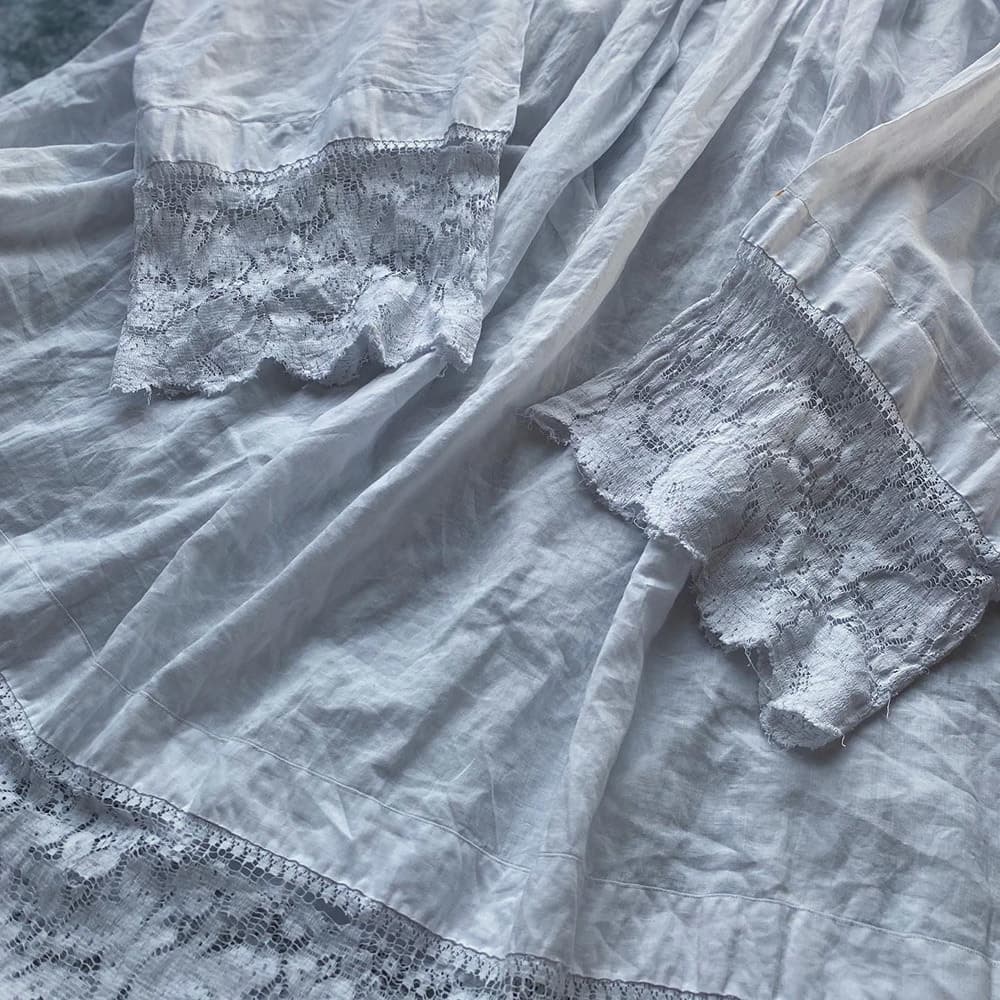 フランスアンティークチャーチスモック