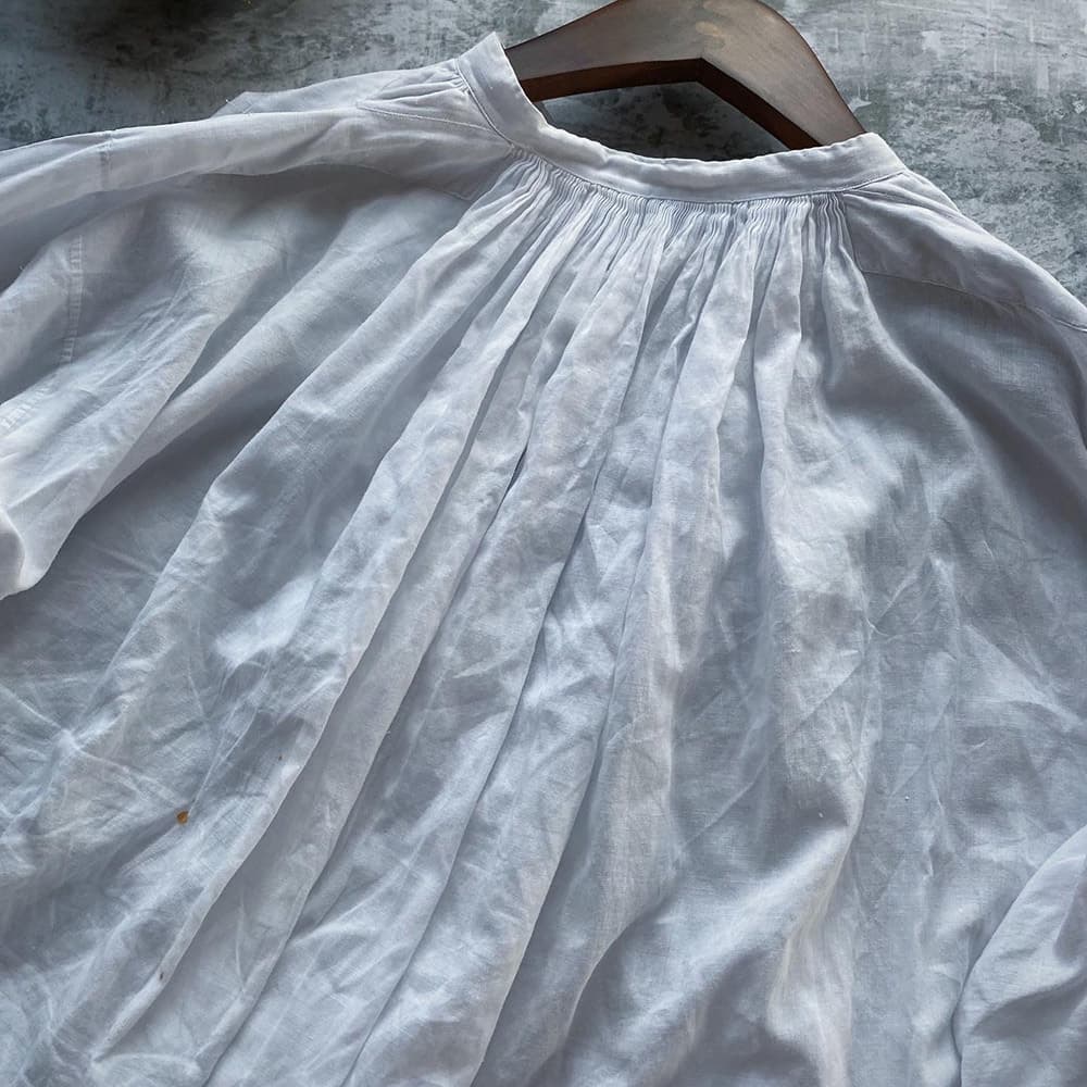 フランスアンティークチャーチスモック