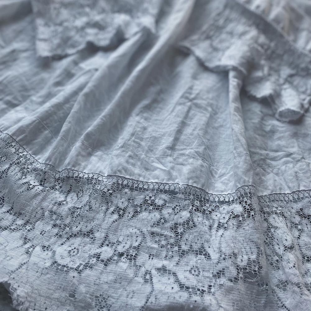 フランスアンティークチャーチスモック