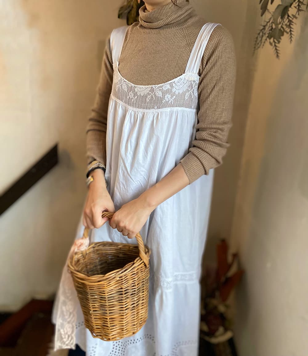 アンティークレースワンピースアンティークナイトドレス