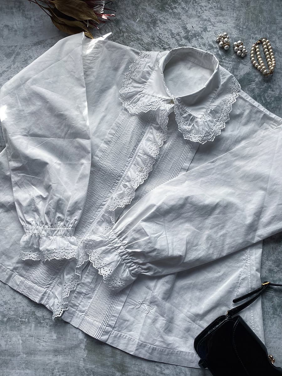 フランスアンティークブラウスfrenchantiqueblouse
