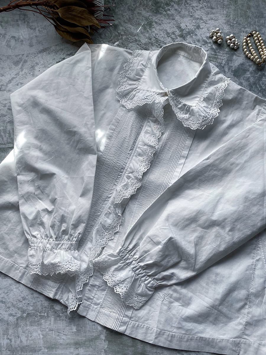 フランスアンティークブラウスfrenchantiqueblouse